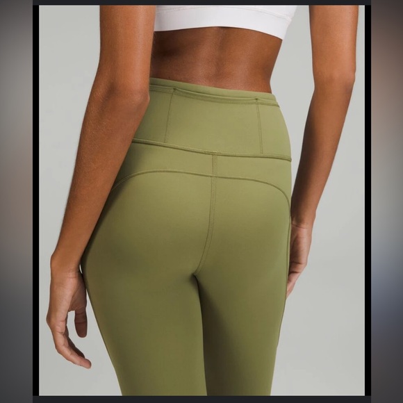 Lululemon- Like New- Sz 8- Fast and Free II- 28”- Bronze Green- 7 Pockets! - Picture 6 of 16